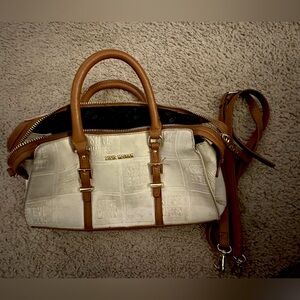 Steve Madden Cream and Tan Women's Bag